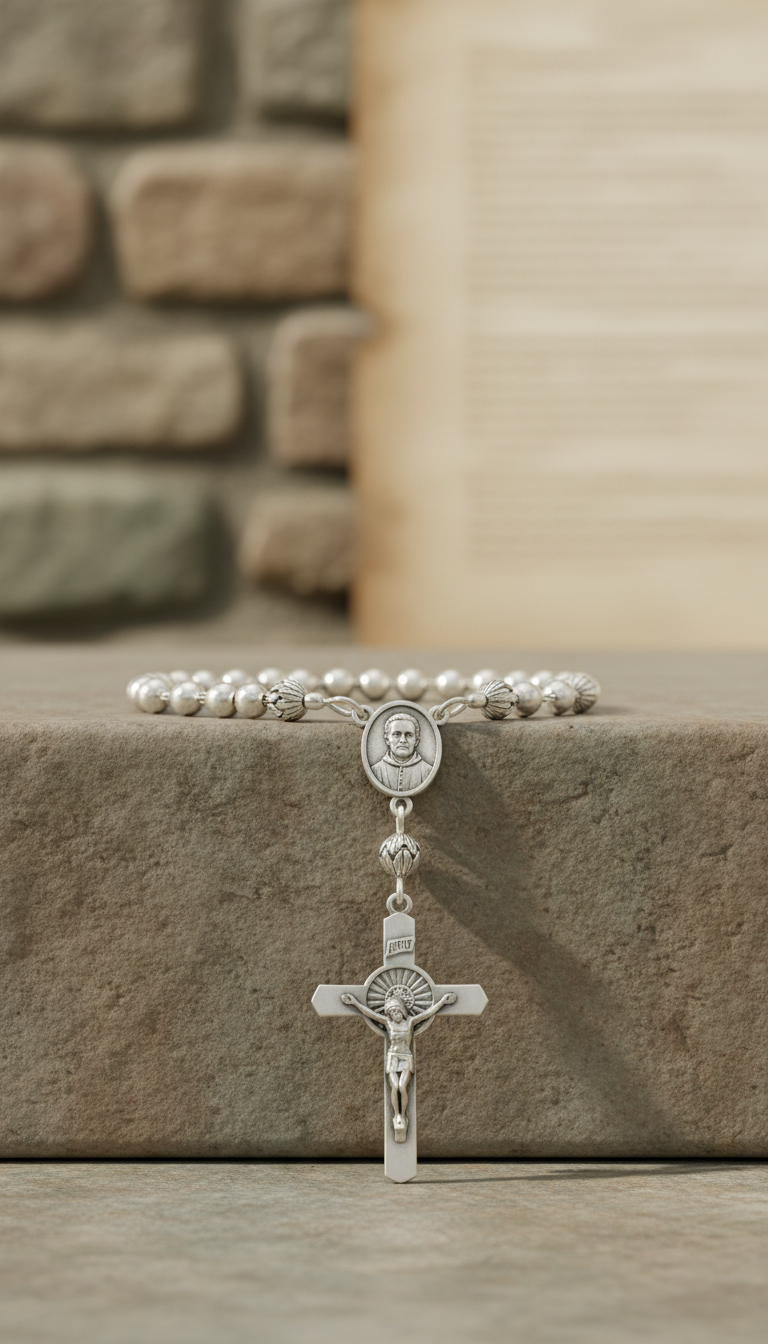 Sterling Silver St. Philip Neri Rosary